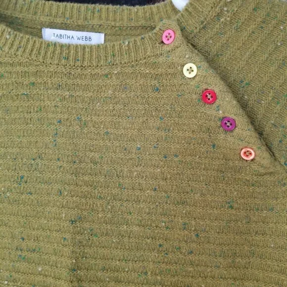 Tabitha Webb Lightweight Wool Sweater Large NWTO - Picture 6 of 6